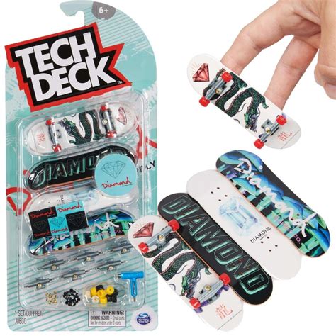 Fingerboard Diamond Deskorolki 4 Pak Do Złożenia Akcesoria Tech Deck Spin Master Sklep