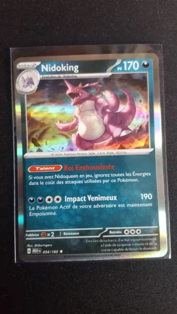 CARTE POKÉMON FR EV3 5 HOLO Nidoking 034 165 MEW 151 EUR 1 95 PicClick FR