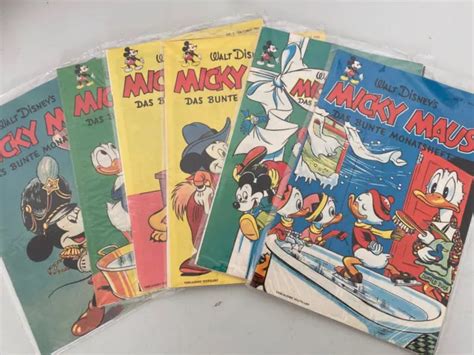 6 X QUADERNI Topolino Confezionati Originali Del 1988 Con Ristampe