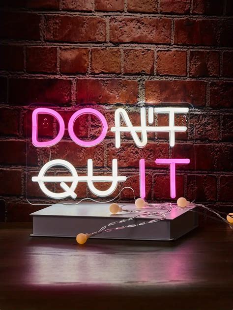 Light Home Inspiring Dont Quit Backboard Led Neon Light Temu