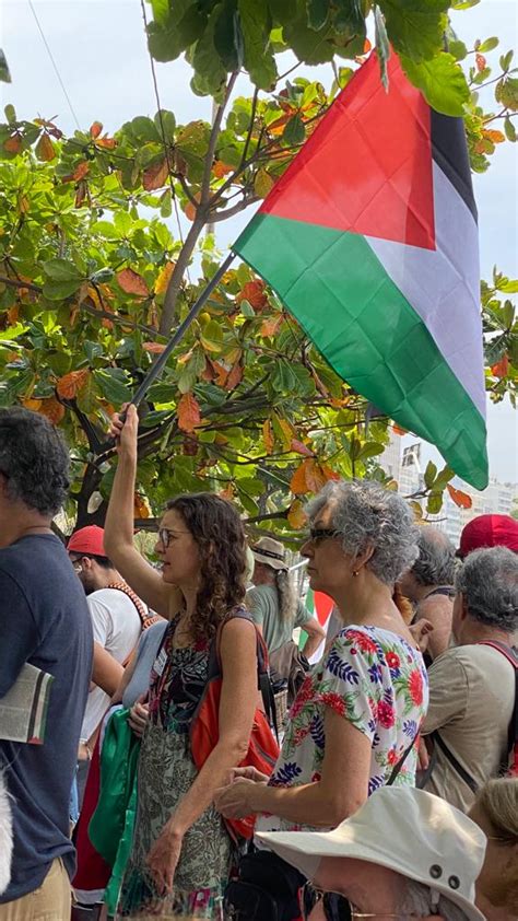 Solidariedade ao povo palestino Atos no Rio e São Paulo cobram cessar