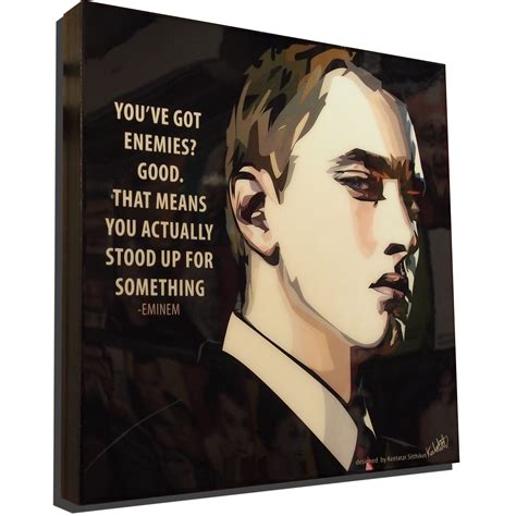 Eminem Pop Art Poster "You've got enemies" - Infamous Inspiration