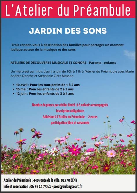 Mairie De Beny Pr Ambule Jardin Des Sons