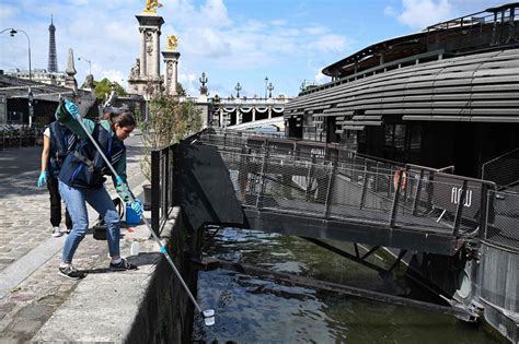 Premier Rat Pour Les Jo La Seine Trop Pollu E Par Les Eaux