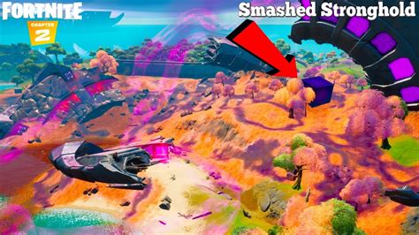 NEW SMASHED STRONGHOLD LOCATION GAMEPLAY FORTNITE LOOTING GUIDE