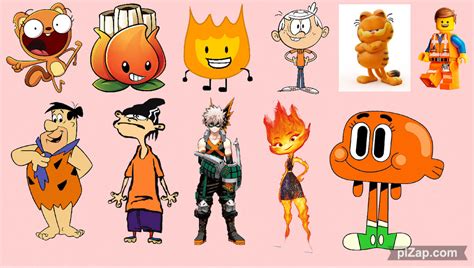 My Favorite Orange Characters by MrMickeytronic on DeviantArt