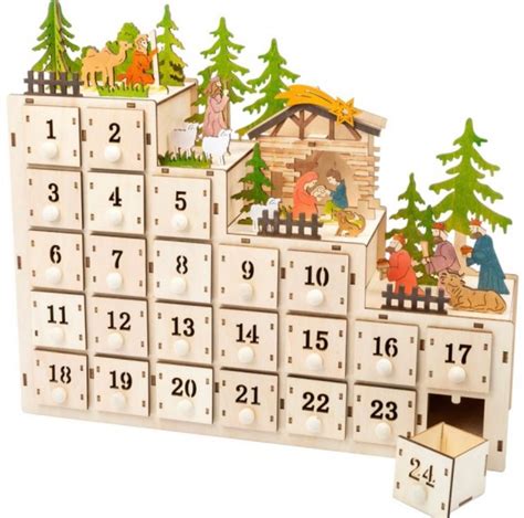 Adventskalender Zum Selber F Llen Mit Led Aus Holz Kaufen Auf Ricardo