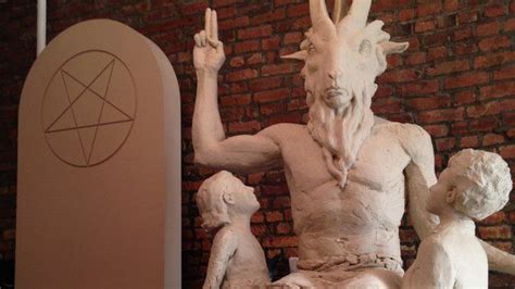 Decoding The Symbols On Satan S Statue Bbc News