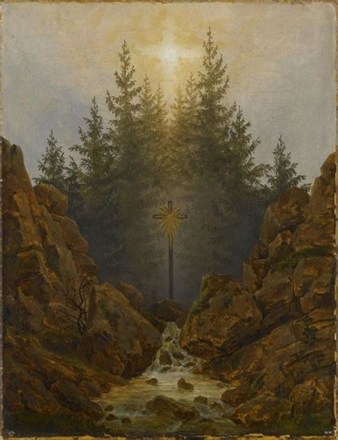 C D Friedrich Croix Dans La For T Kreuz Im Wald