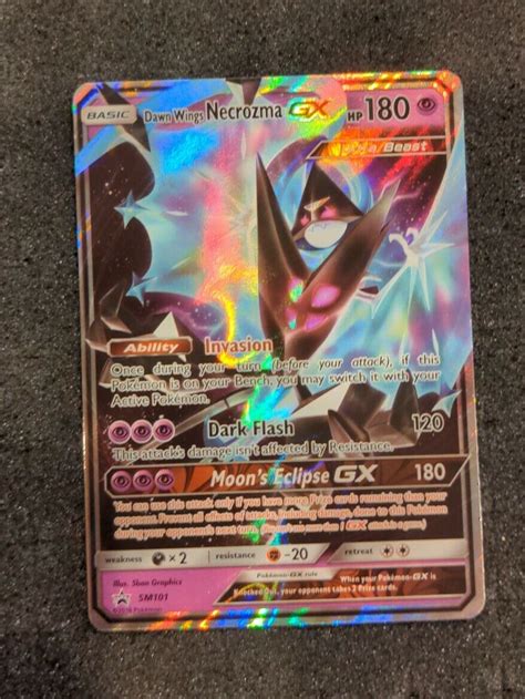 Mavin Pokemon Tcg Sm Dawn Wings Necrozma Gx Foil Promo Black Star