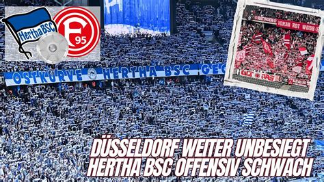 D Sseldorf Weiterhin Ungeschlagen Sieg In Berlin Hertha Bsc Vs