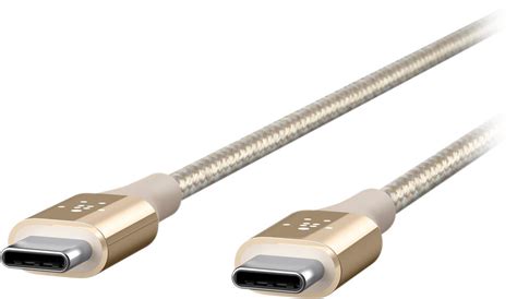 Best Buy Belkin Mixit Usb Type C To Usb Type C Cable Gold