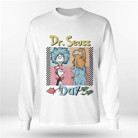 Dr Seuss Day Comic Dr Seuss Figure Shirt Ladies Tee