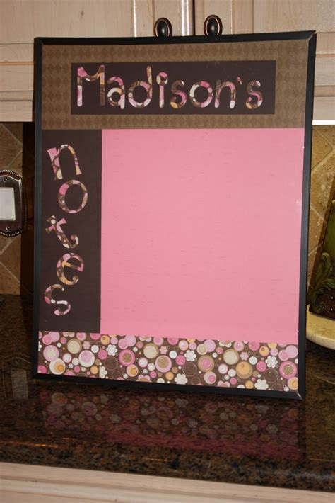 Scrappy Chic: Posterboard Frame Note Board