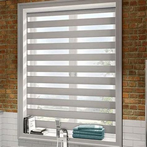 White PVC Zebra Window Blinds At Rs 350 Sq Ft Ahmedabad ID 15692353930