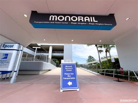 EPCOT Monorail Line Experiencing Unexpected Downtime