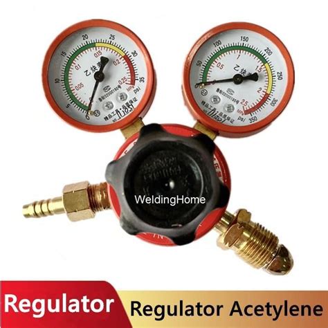 Regulator Gas Acetylene Untuk Tabung Las Welding Asetilin Ace Yqe 03