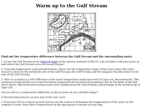 Warm up to the Gulf Stream Lesson Plan for 6th - 8th Grade | Lesson Planet