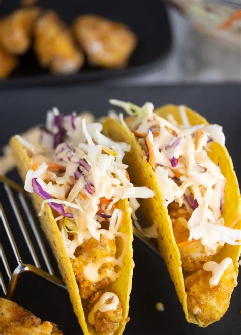 Fried Chicken Tacos Air Fryer My Forking Life