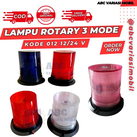 Jual Lampu Rotary Rotari Blitz Peringatan Atap Led Variasi Mobil