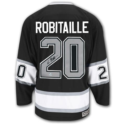 Luc Robitaille Los Angeles Kings Ccm Autographed Jersey Nhl Auctions