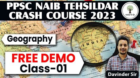 FREE DEMO Classes Naib Tehsildar Crash Course Day 1 Geography