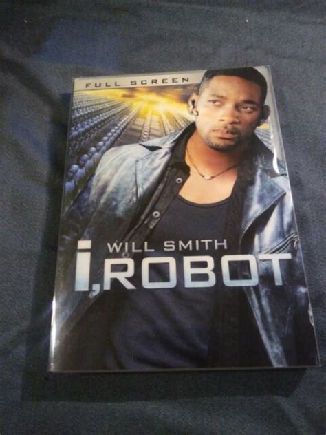 I Robot Full Screen Edition Dvd Will Smith Awesome Film Plays