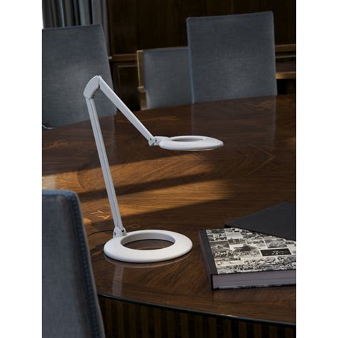 Luxo Ovelo Led Task Light With Tabledesk Base White Luxo