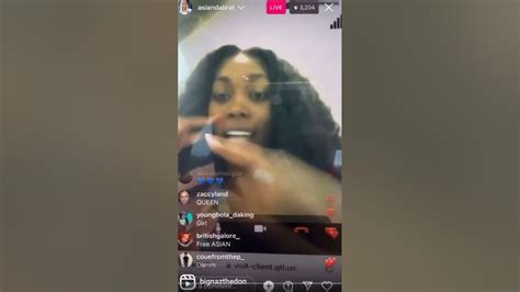 Rapper Asian Doll Goes On Insta Live From Jail Youtube