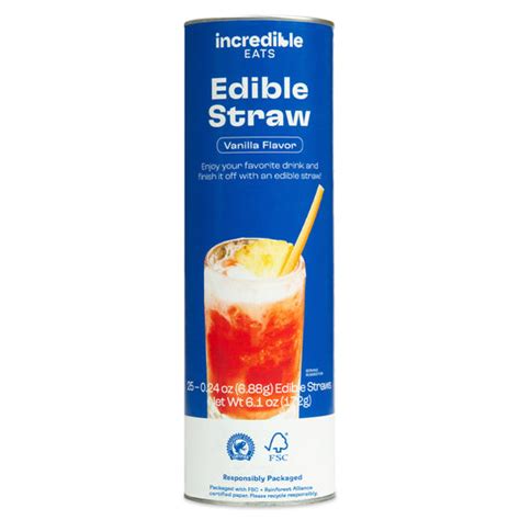 Edible Straws – incrEDIBLE eats inc