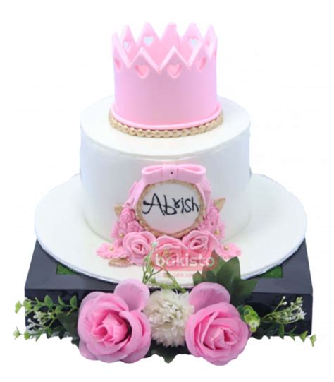 Customized Pink Girls Birthday Cake By Bakisto The Cake Company