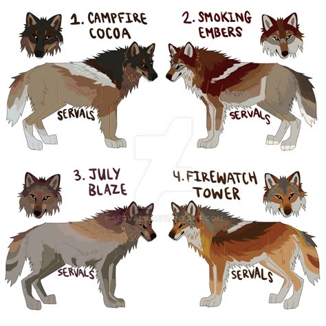 [ 1 4 Open ] Wolf Adopts By Servals On Deviantart