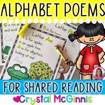 An Alphabet Poem With The Words For Shared Reading