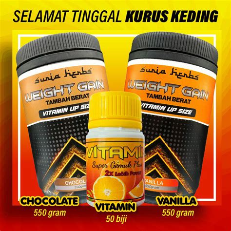 Ubat Gemuk Weight Gain Online Shop Shopee Malaysia