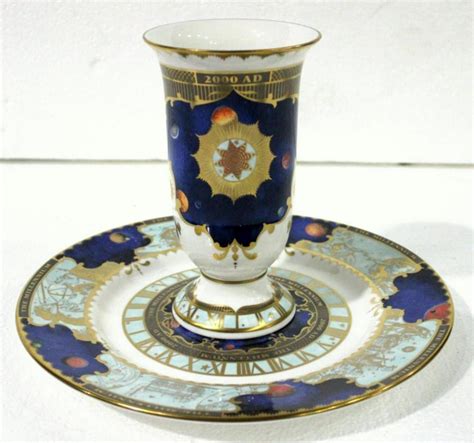 Plate Two Pcs Royal Worcester Millenium Plate And Vase Etsy