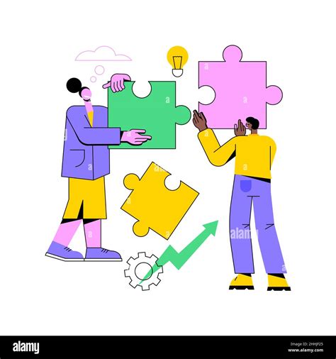 Teamwork Power Abstract Concept Vector Illustration Stock Vector Image