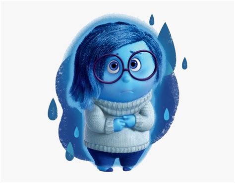 Sadness Panda Free Images Blue Inside Out Character Hd Png Download