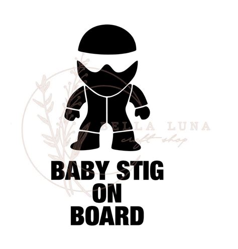 Baby On Board Baby Stig Baby Girl Baby Boy Svg Png Etsy Uk