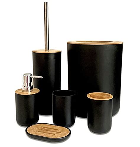 Black Bathroom Accessory Set For Sale In Uk View 63 Ads