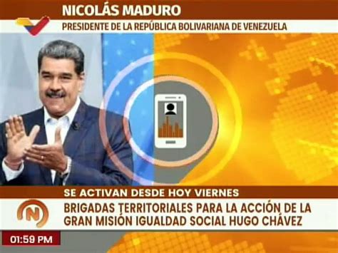 Pdte Nicol S Maduro Anunci La Activaci N De Las Nuevas Brigadas