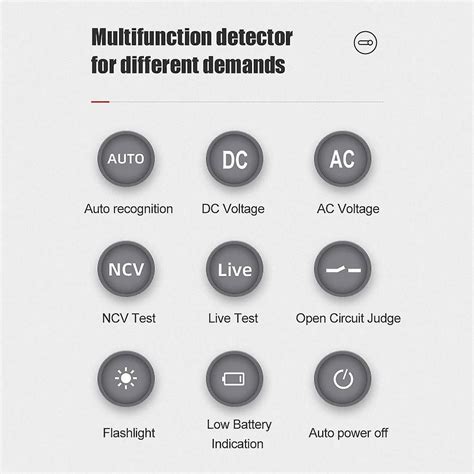 Pen Type Digital Multimeters Smart Handheld Multi Meter True Rms Lcd