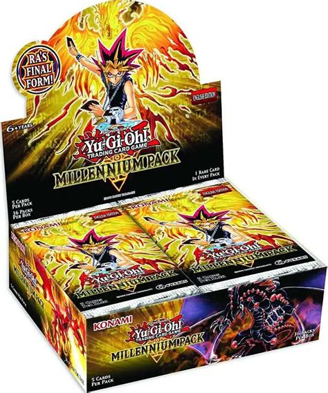 YuGiOh Millennium Pack Booster Box 36 Packs Konami - ToyWiz