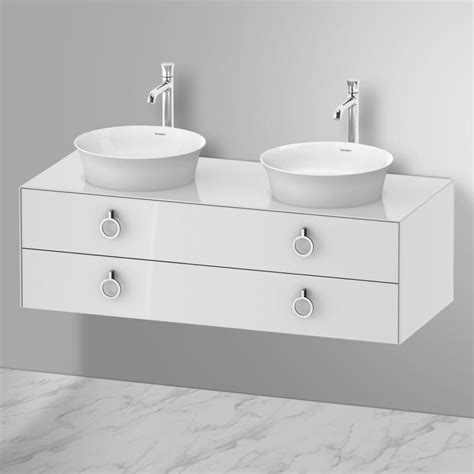 Duravit White Tulip Szafka Pod 2 Umywalki Nablatowe Z 2 Szufladami