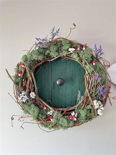 Pin By Kayla Davies On Crafty Schmafty Hobbit Door Door Wreaths Diy