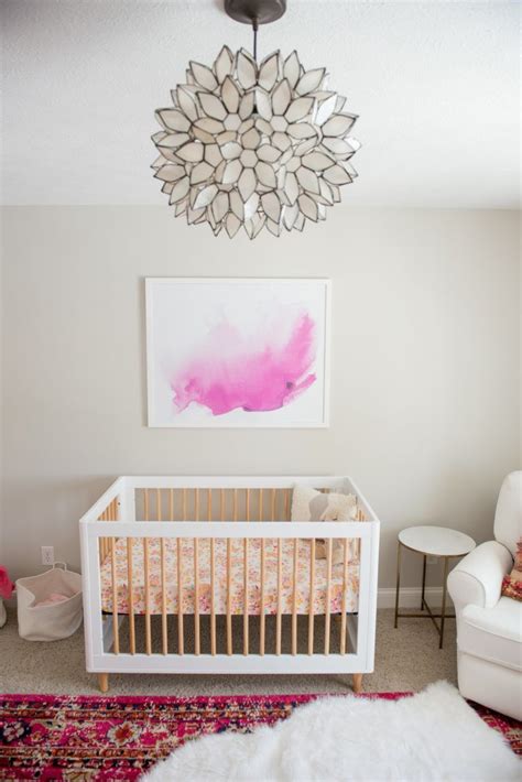 Punch Of Pink Nursery Pink Nursery Chic Nursery Girl Girl Nursery