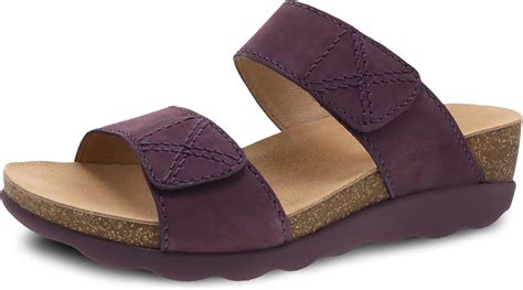 Dansko Maddy Slip On Wedge Sandal For Women Comfortable Wedge Shoes