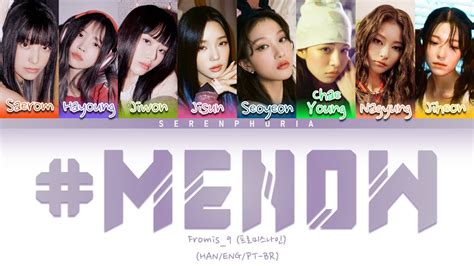 Fromis Menow Lyrics Tradu O Color Coded Han Eng Pt Br Youtube