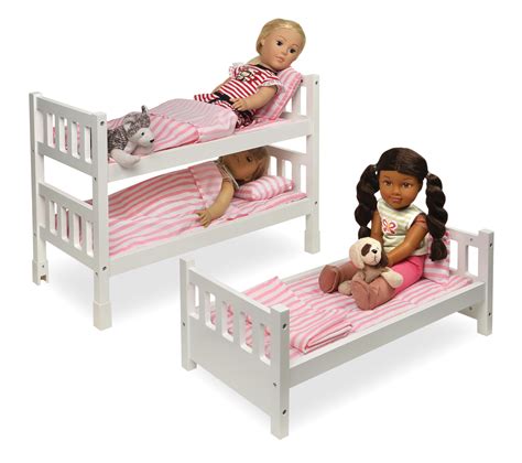 Badger Basket 1 2 3 Convertible Doll Bunk Bed With Bedding Reviews