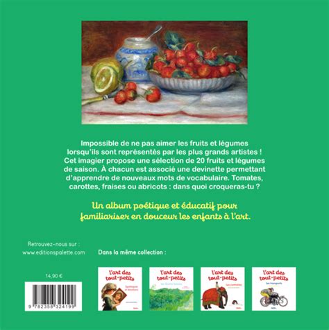 L Art des tout petits Fruits et légumes Sophie Bordet Petillon