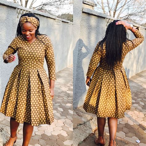 Seshoeshoe Shweshwe Dresses Seshoeshoe Dresses African Print Dresses